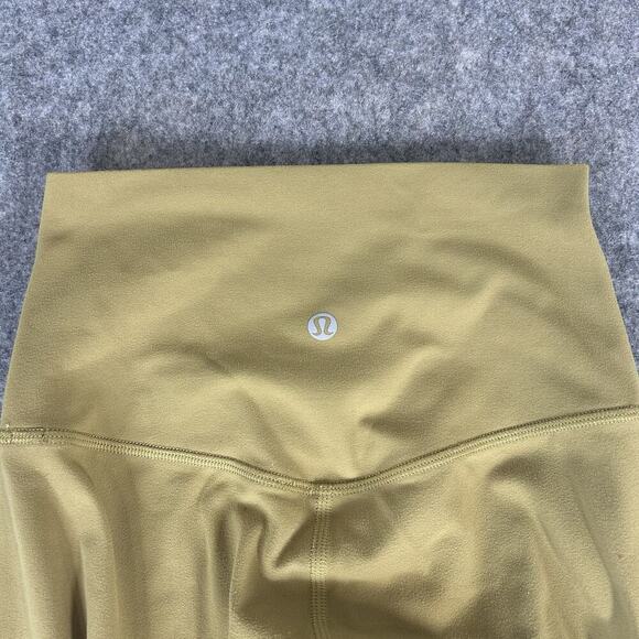 Lululemon Align High Rise Cropped Leggings Women’s 2 21" Bronze Green LW6BDTS - Picture 7 of 9